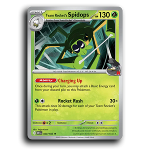 Team Rocket's Spidops - 020/182 [Deck Exclusives]