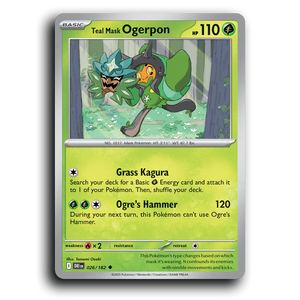 Teal Mask Ogerpon 026/182 [SV10: Destined Rivals]