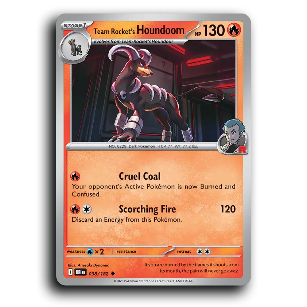Team Rocket's Houndoom - 038/182