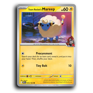 Team Rocket's Mareep 072/182 [SV10: Destined Rivals]