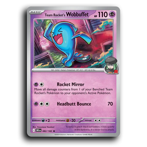 Team Rocket's Wobbuffet 082/182 [SV10: Destined Rivals]