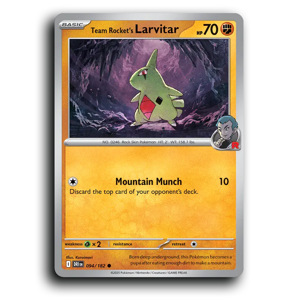 Team Rocket's Larvitar