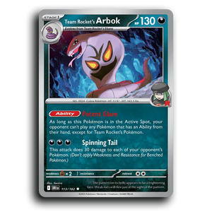 Team Rocket's Arbok 113/182 [SV10: Destined Rivals]