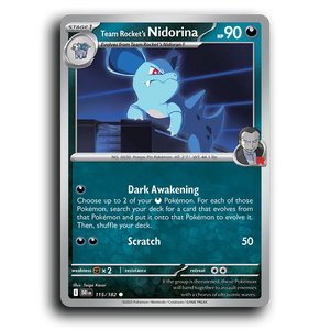 Team Rocket's Nidorina 115/182 [SV10: Destined Rivals]