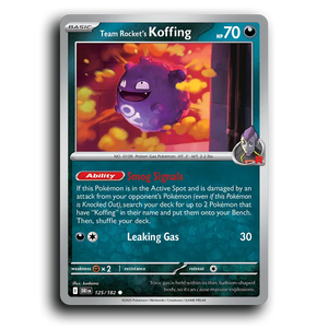 Team Rocket's Koffing 125/182 [SV10: Destined Rivals]