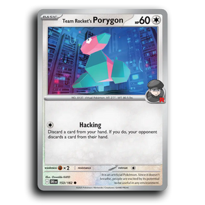 Team Rocket's Porygon 153/182 [SV10: Destined Rivals]