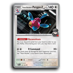 Team Rocket's Porygon-Z 155/182 [SV10: Destined Rivals]