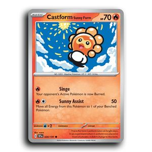 Castform Sunny Form - 020/191 [SV08: Surging Sparks]