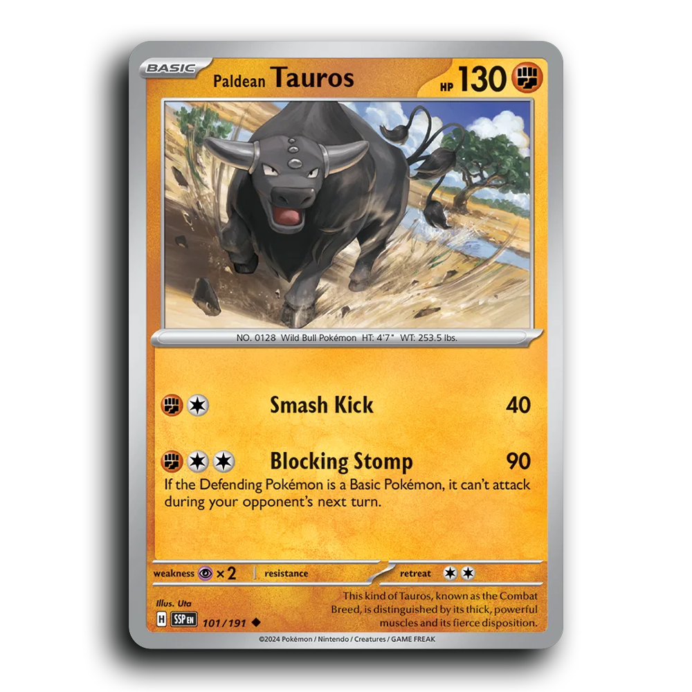 Paldean Tauros - 101/191