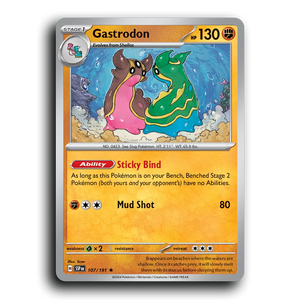 Gastrodon 107/191 [SV08: Surging Sparks]