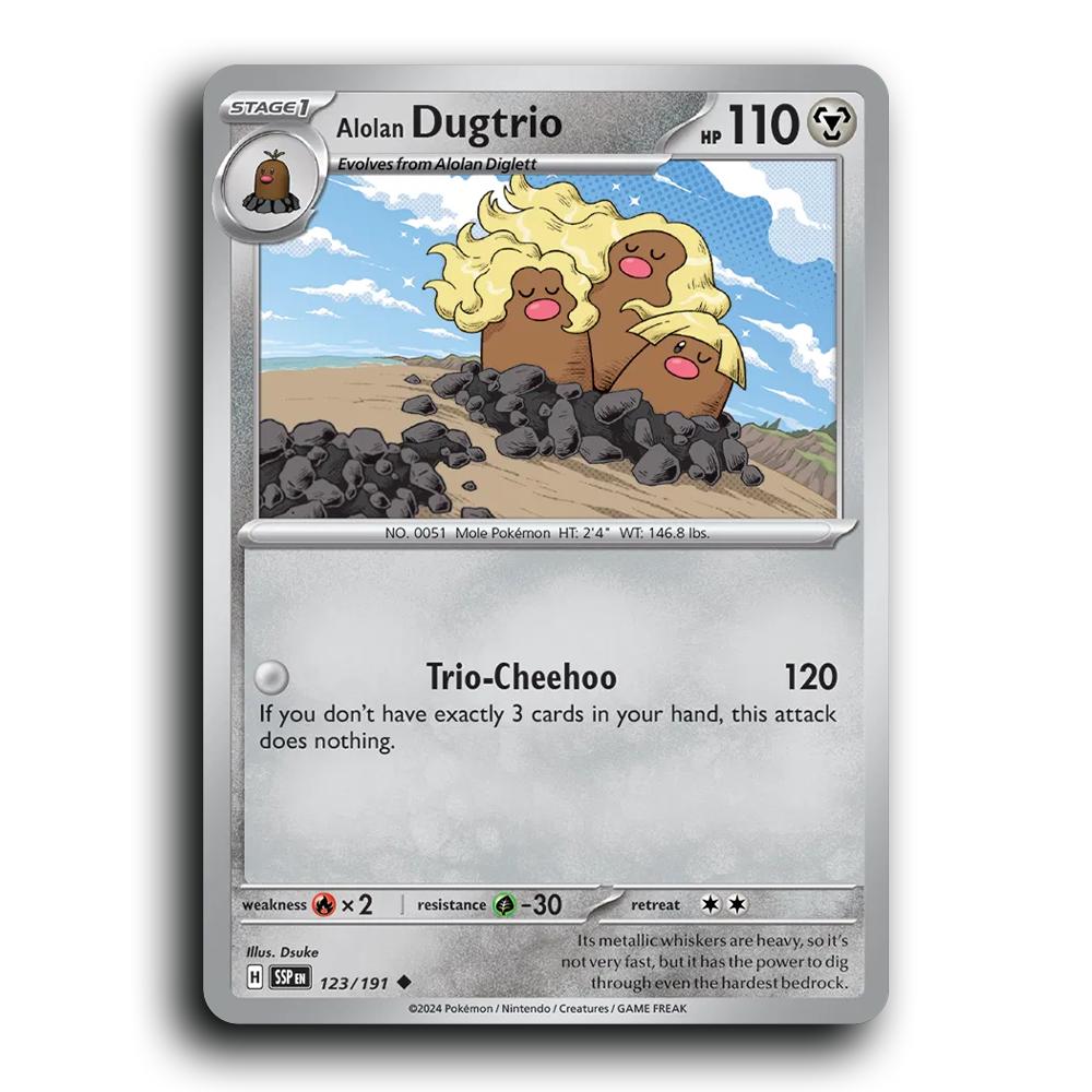 Alolan Dugtrio - 123/191