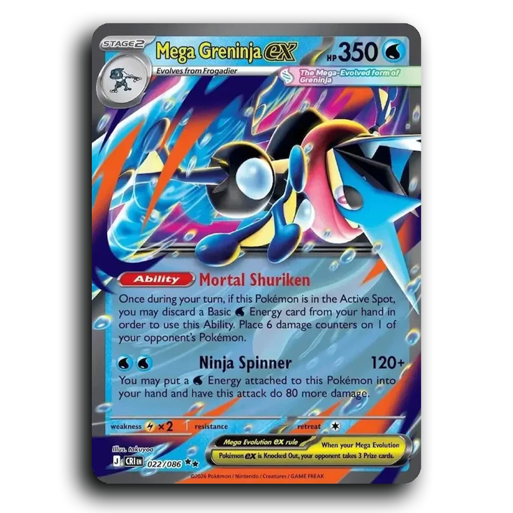 Mega Greninja ex - 022/086