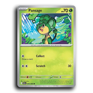 Pansage 004/086 [SV: Black Bolt]