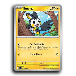 Emolga 029/086 [SV: Black Bolt]