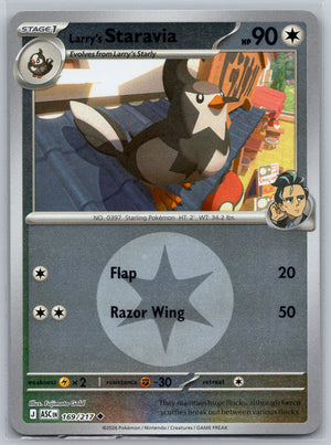 Larry's Staravia (Energy Symbol Pattern) 169/217 [ME: Ascended Heroes]