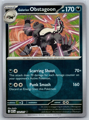 Galarian Obstagoon - 132/217 (Energy Symbol Pattern) 132/217 [ME: Ascended Heroes]