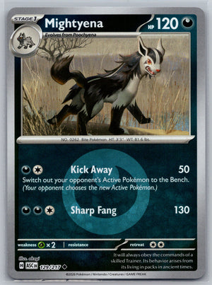 Mightyena - 129/217 (Energy Symbol Pattern) 129/217 [ME: Ascended Heroes]