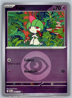 Ralts (Energy Symbol Pattern) 087/217 [ME: Ascended Heroes]