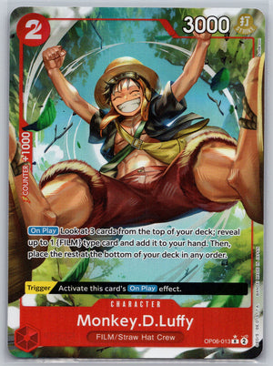 Monkey.D.Luffy (Alternate Art) OP06-013 [Wings of the Captain]