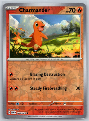 Charmander - 004/165 [SV: Scarlet & Violet 151]