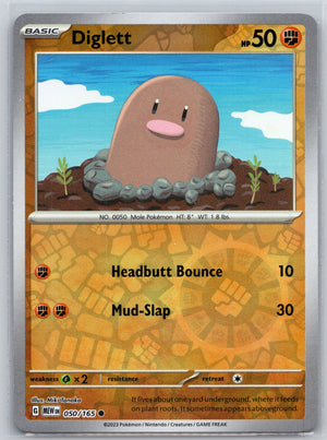 Diglett 050/165 [SV: Scarlet & Violet 151]