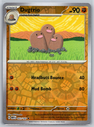 Dugtrio 051/165 [SV: Scarlet & Violet 151]