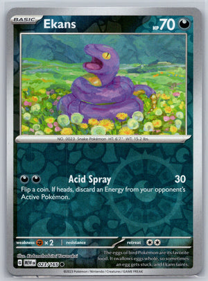 Ekans 023/165 [SV: Scarlet & Violet 151]
