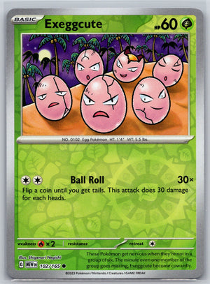 Exeggcute 102/165 [SV: Scarlet & Violet 151]