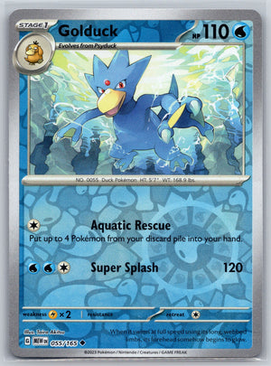 Golduck 055/165 [SV: Scarlet & Violet 151]