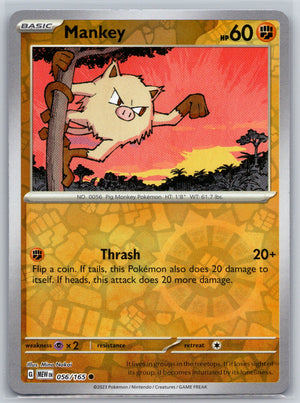 Mankey 056/165 [SV: Scarlet & Violet 151]