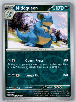 Nidoqueen 031/165 [SV: Scarlet & Violet 151]
