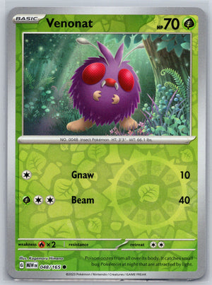 Venonat 048/165 [SV: Scarlet & Violet 151]