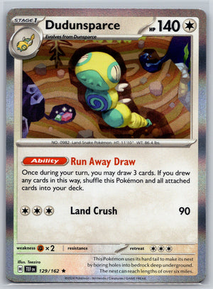Dudunsparce 129/162 [SV05: Temporal Forces]
