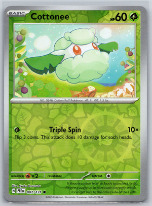 Cottonee 007/131 [SV: Prismatic Evolutions]