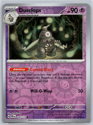 Dusclops 036/131 [SV: Prismatic Evolutions]