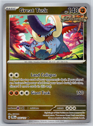 Great Tusk 055/131 [SV: Prismatic Evolutions]