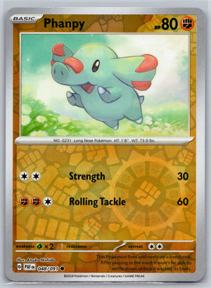 Phanpy 048/091 [SV: Paldean Fates]