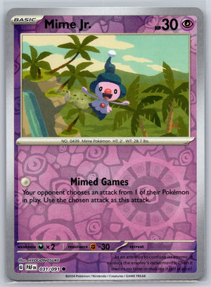 Mime Jr. - 031/091 [SV: Paldean Fates]