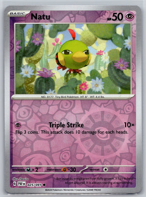Natu - 025/091 [SV: Paldean Fates]