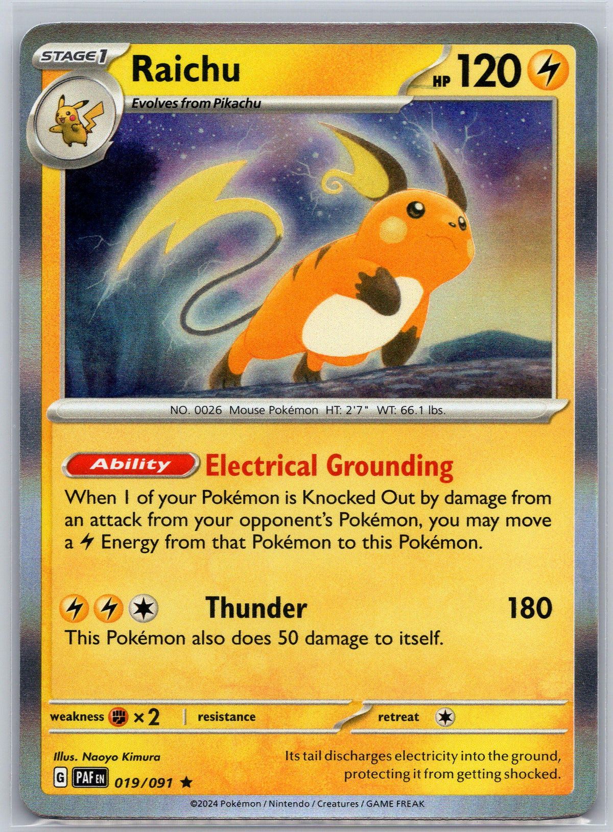 Raichu - 019/091