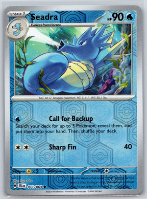 Seadra 011/064 [SV: Shrouded Fable]
