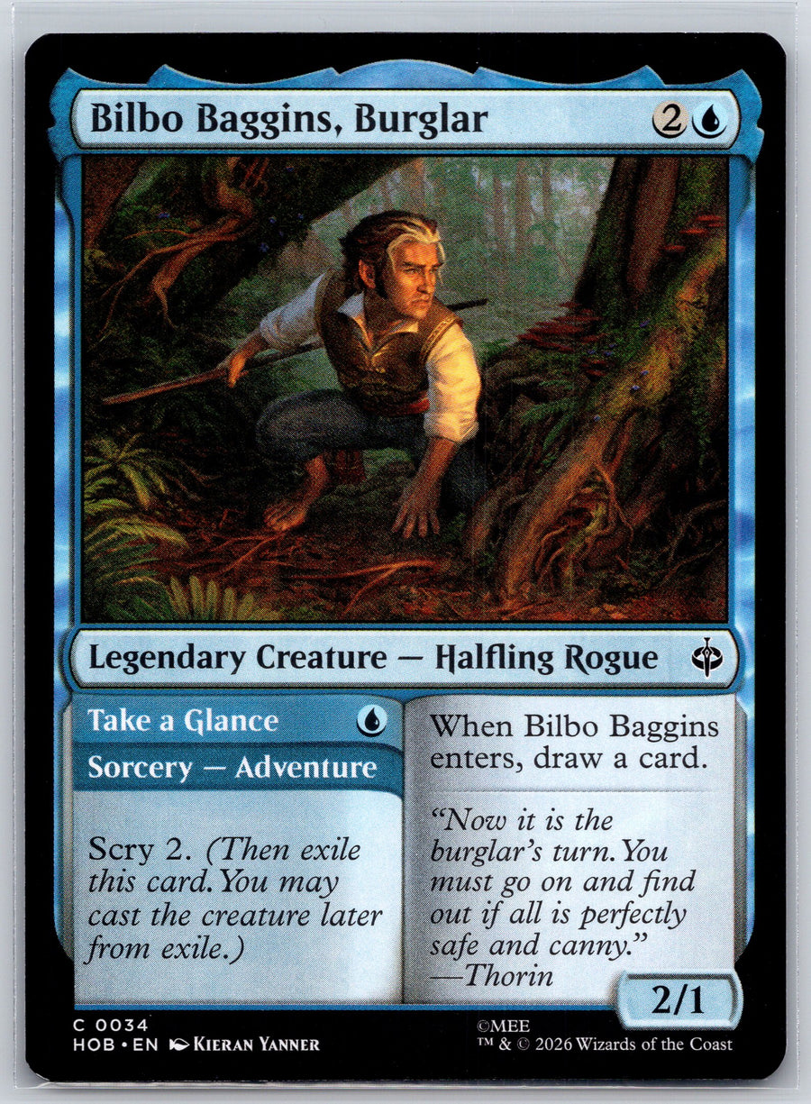 Bilbo Baggins, Burglar