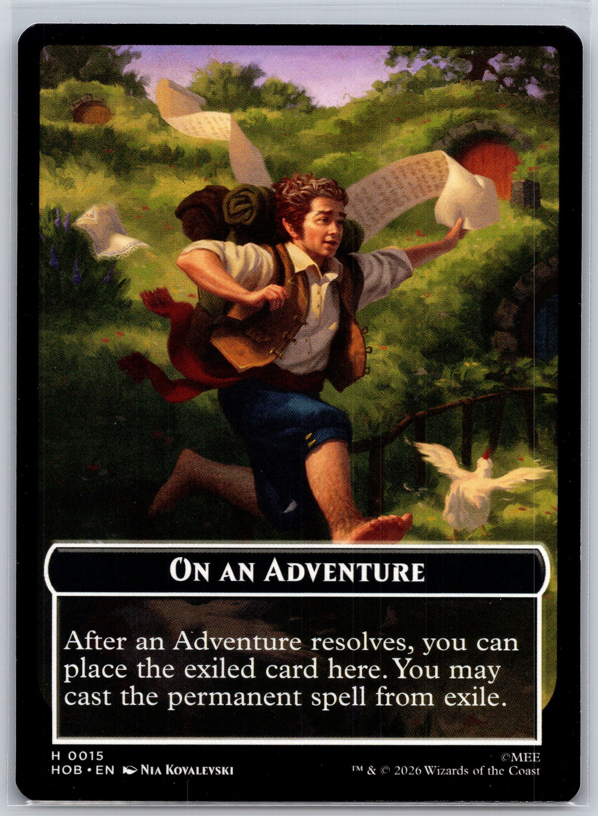 Human Soldier // On An Adventure Double-Sided Token