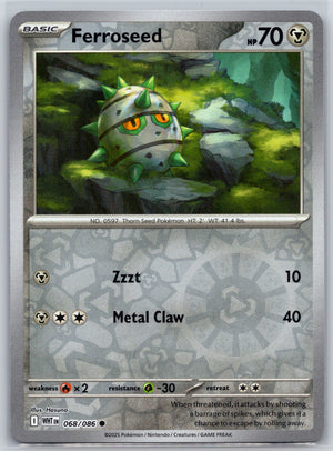 Ferroseed 068/086 [SV: White Flare]