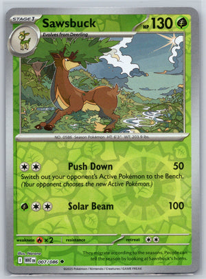 Sawsbuck 007/086 [SV: White Flare]