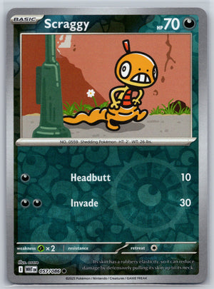Scraggy 057/086 [SV: White Flare]
