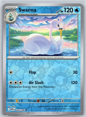 Swanna 026/086 [SV: White Flare]