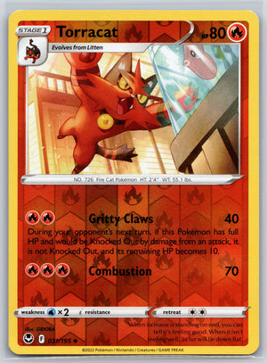 Torracat 031/195 [SWSH12: Silver Tempest]