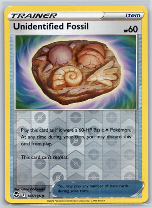 Unidentified Fossil 165/195 [SWSH12: Silver Tempest]