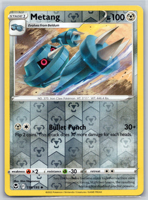 Metang 118/195 [SWSH12: Silver Tempest]